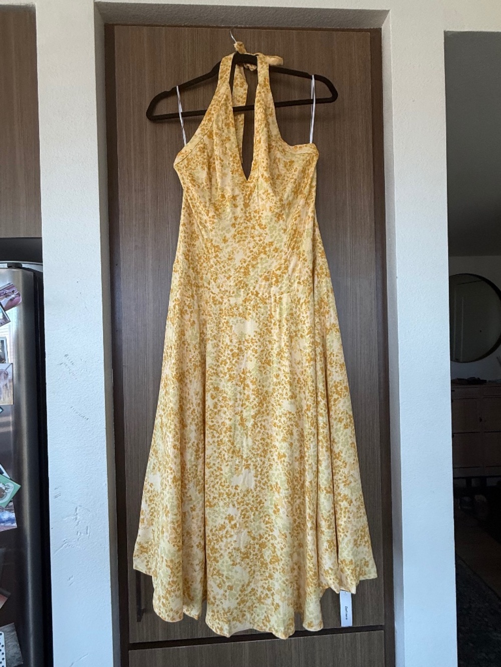 Reformation Sofia Dress Yellow - Size 8